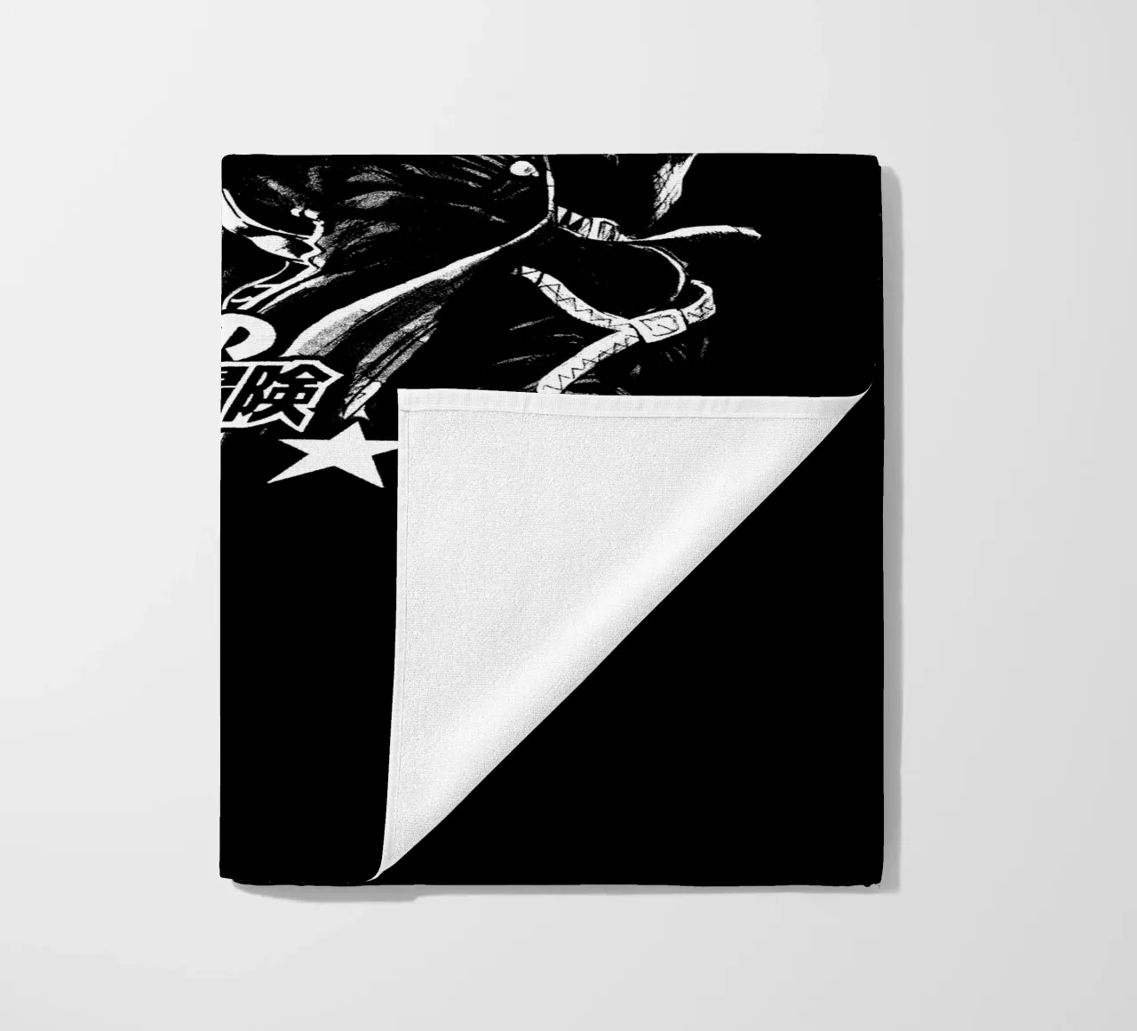 Jojo's bizarre animatie strandhanddoek van grass.studio_