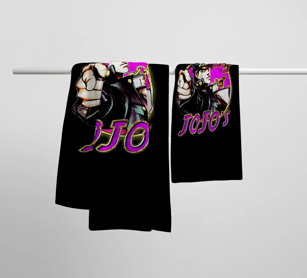 Vector Art Animation Jojo's Bizarre towel by grass.studio_