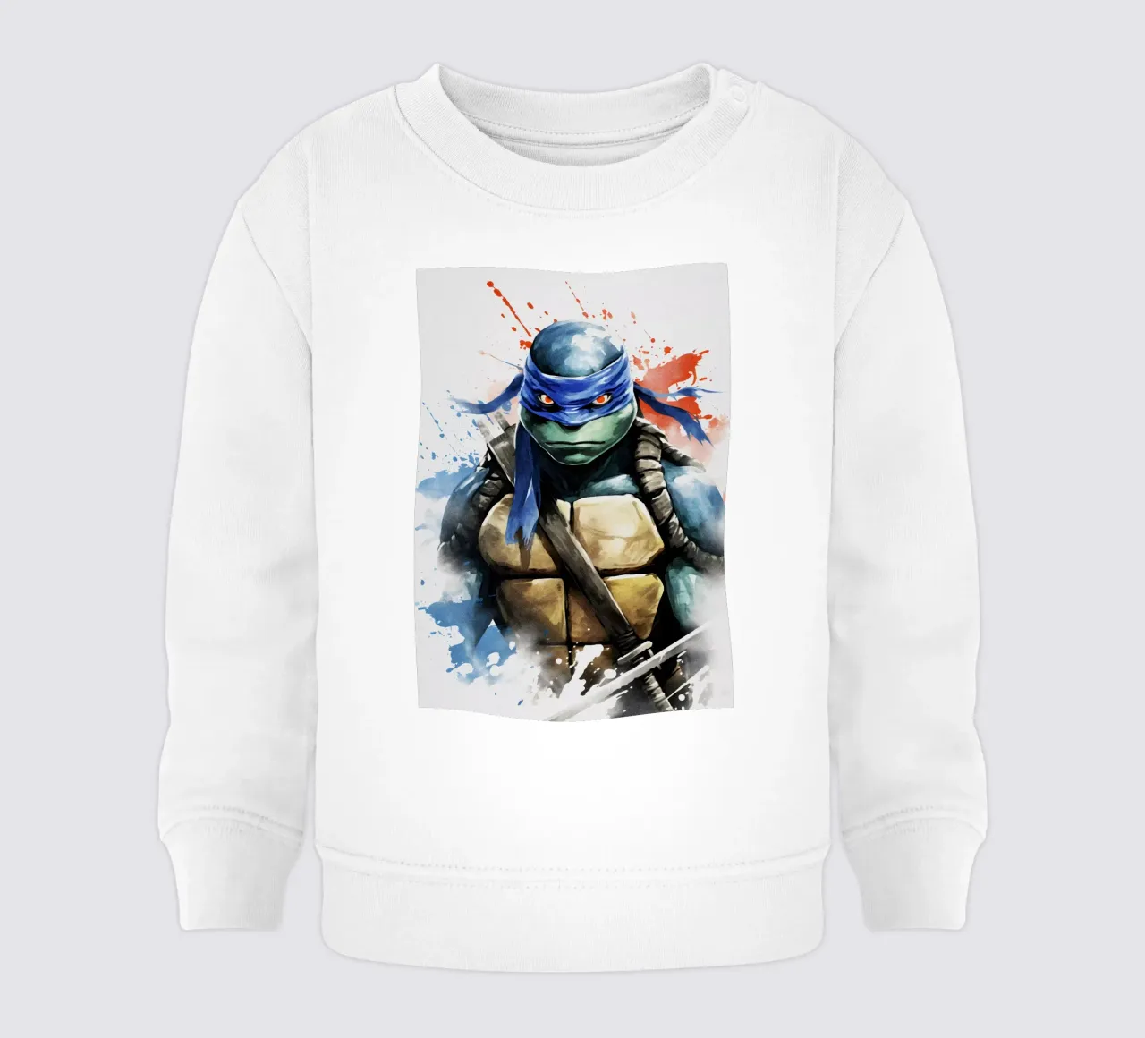 Leonardo Teenage Mutant Ninja Turtles felpa neonato da CreativeStudio