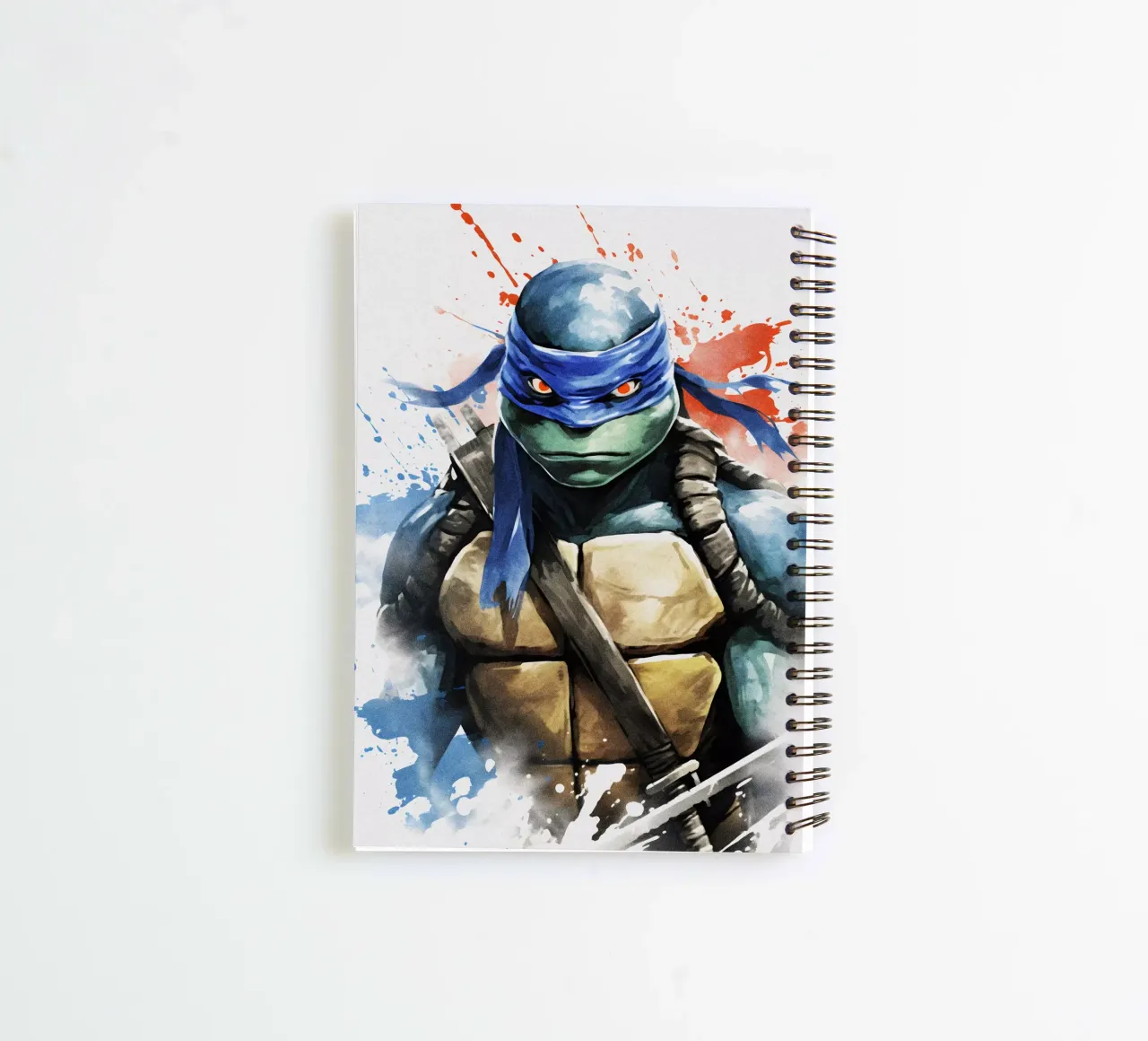 Leonardo Teenage Mutant Ninja Turtles spiral notebook by CreativeStudio