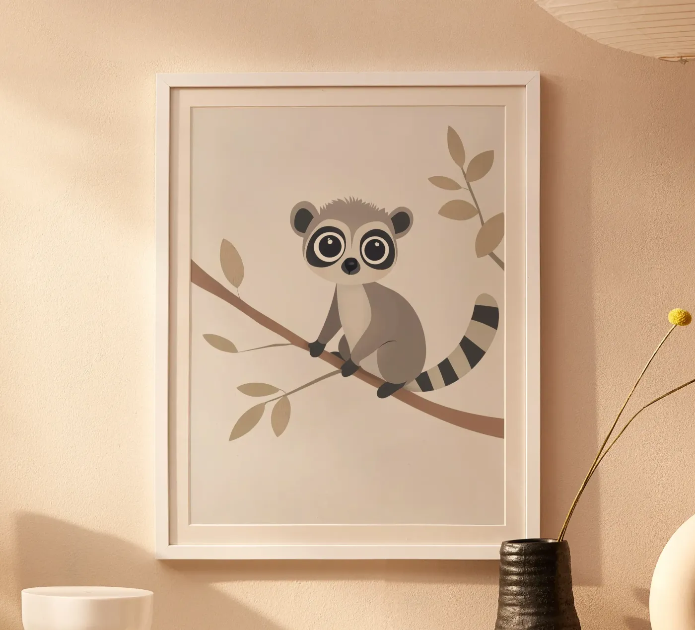 Whimsical Lemur poster da Happy Littles