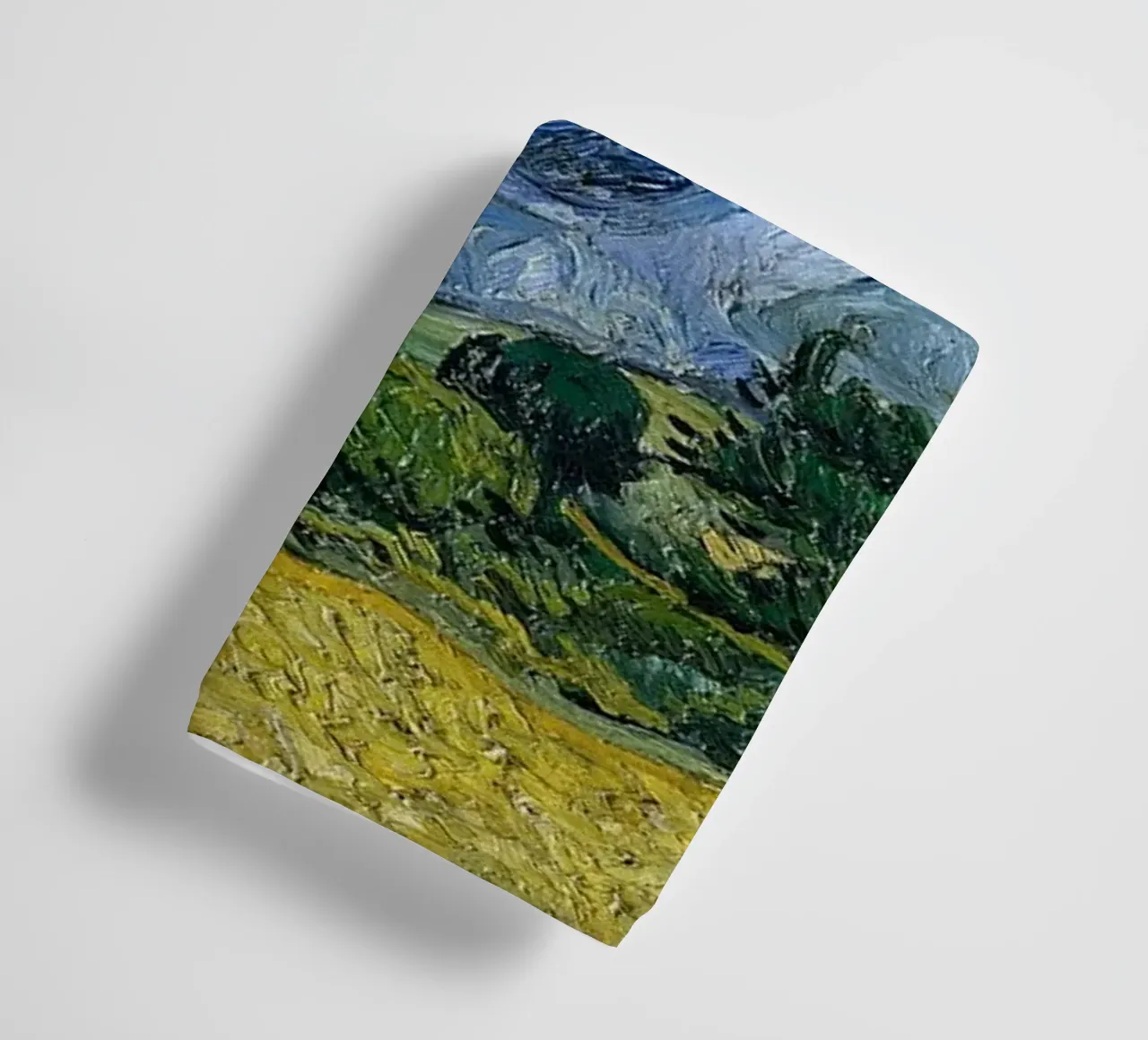 Wheat Field with Cypresses - Vincent van Gogh towel by Sylviepaint
