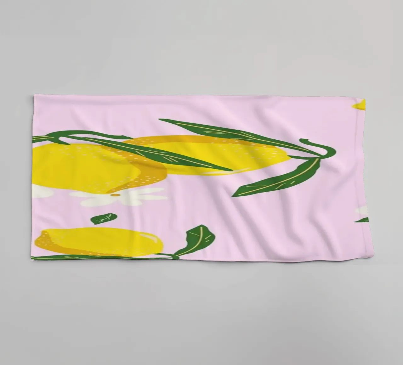 Zitrone Frisch Handtuch von PurePeachStudio