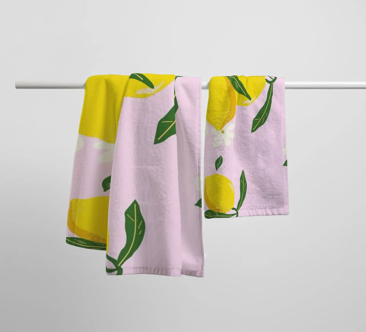 Zitrone Frisch Handtuch von PurePeachStudio