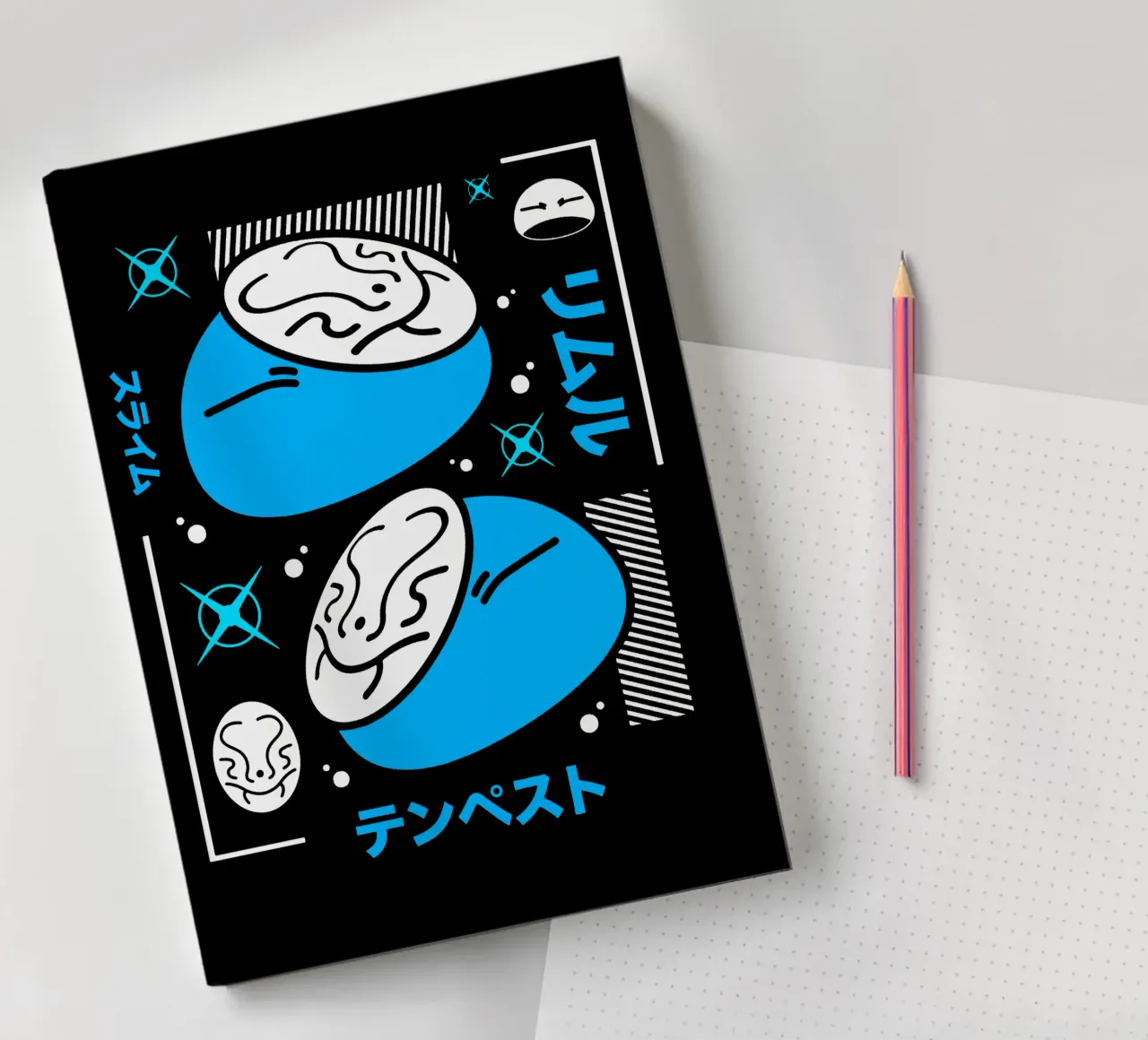 Adventure Rimuru Tempest notebook by mannys_artt