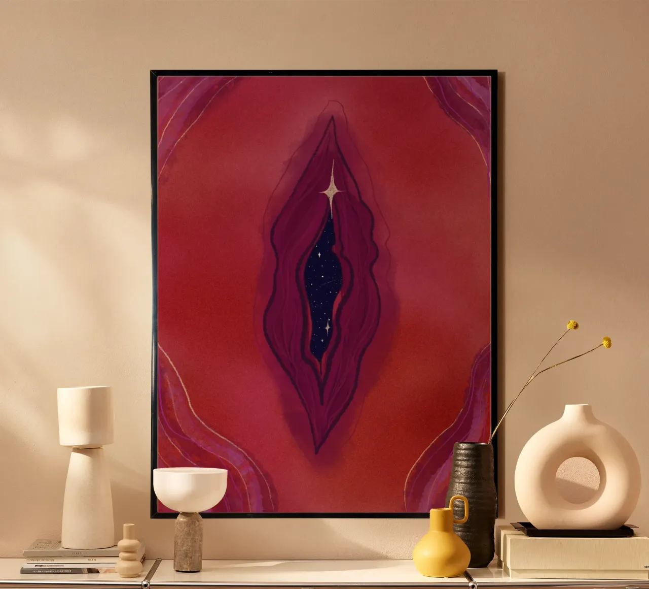 Yoniverse poster da Femlouise.illustrations