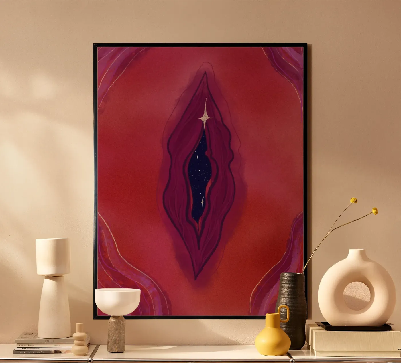Yoniverse poster da Femlouise.illustrations