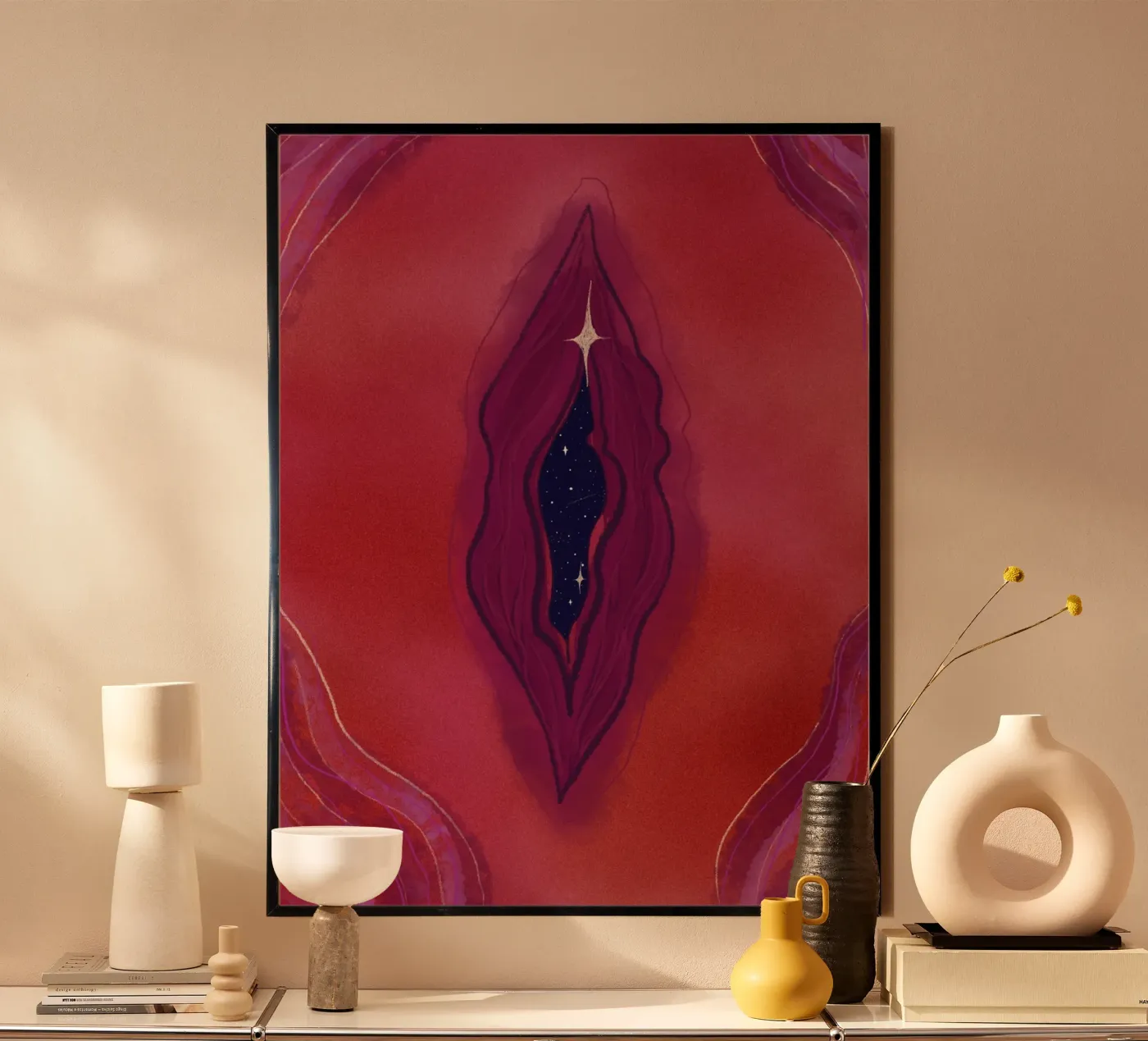 Yoniverse poster da Femlouise.illustrations