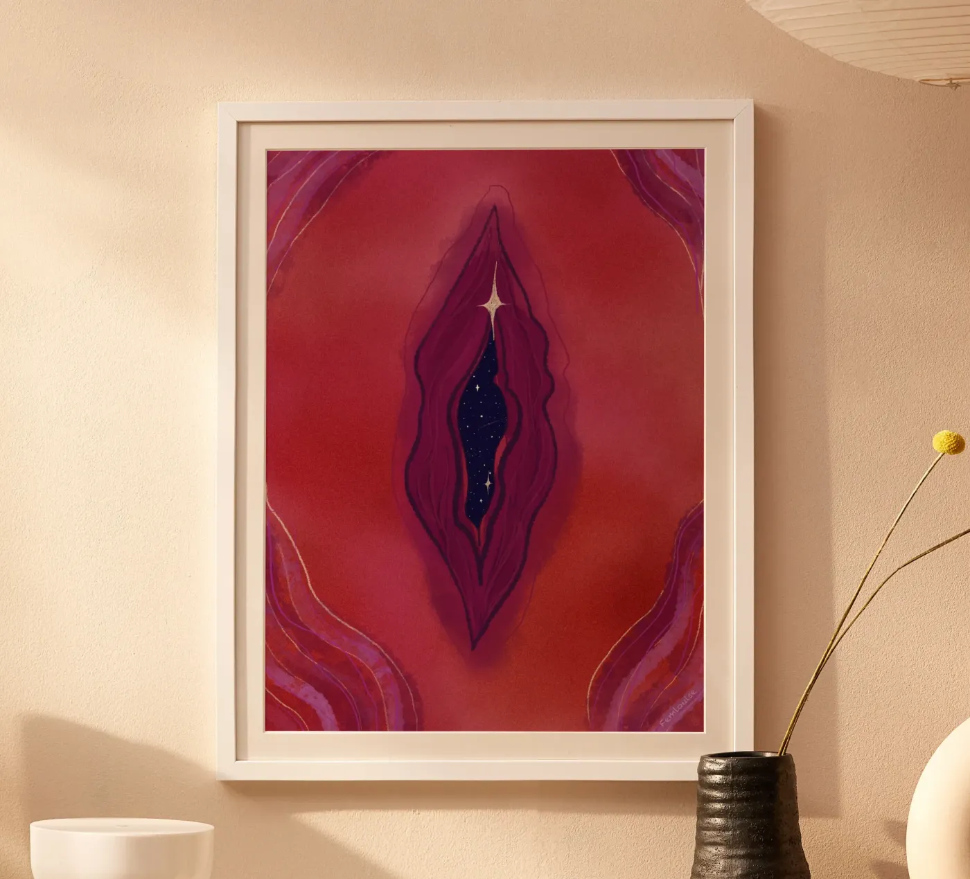 Yoniverse poster da Femlouise.illustrations