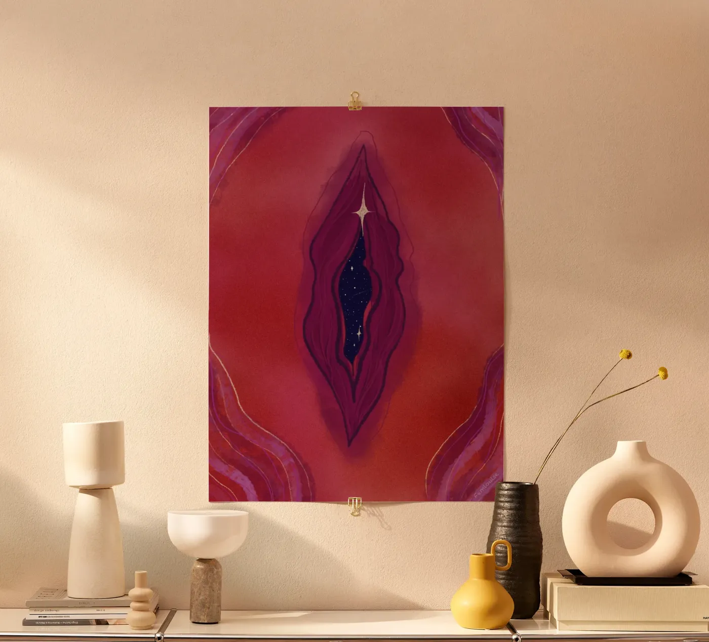 Yoniverse poster da Femlouise.illustrations