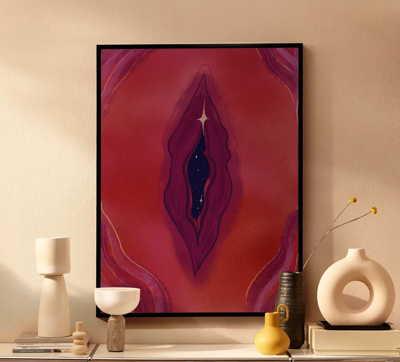 Yoniverse poster da Femlouise.illustrations