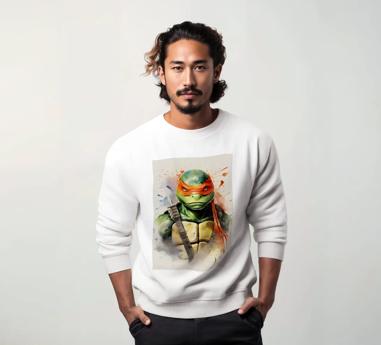 Michelangelo Teenage Mutant Ninja Turtles felpa da CreativeStudio