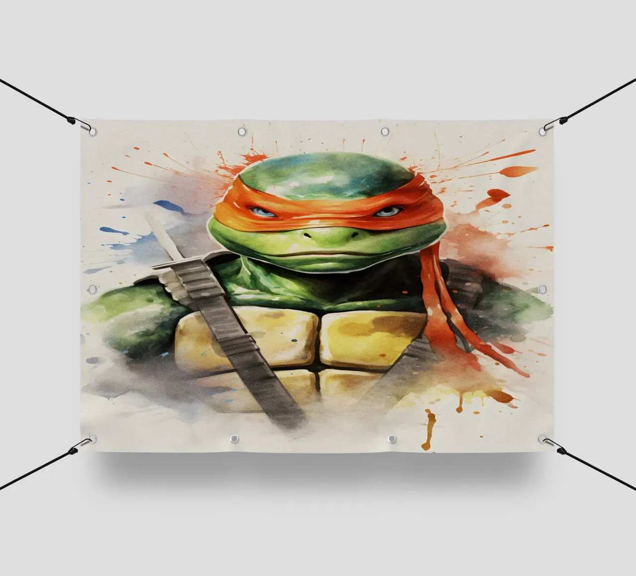 Michelangelo Teenage Mutant Ninja Turtles telo in pvc da CreativeStudio