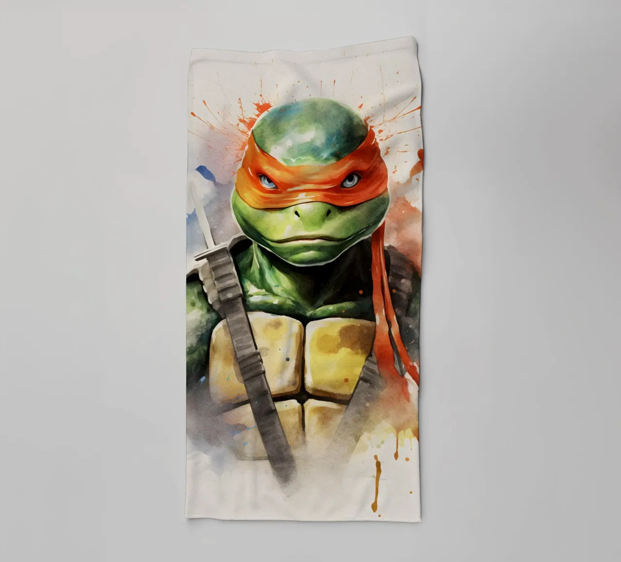 Michelangelo Teenage Mutant Ninja Turtles asciugamano da bagno da CreativeStudio