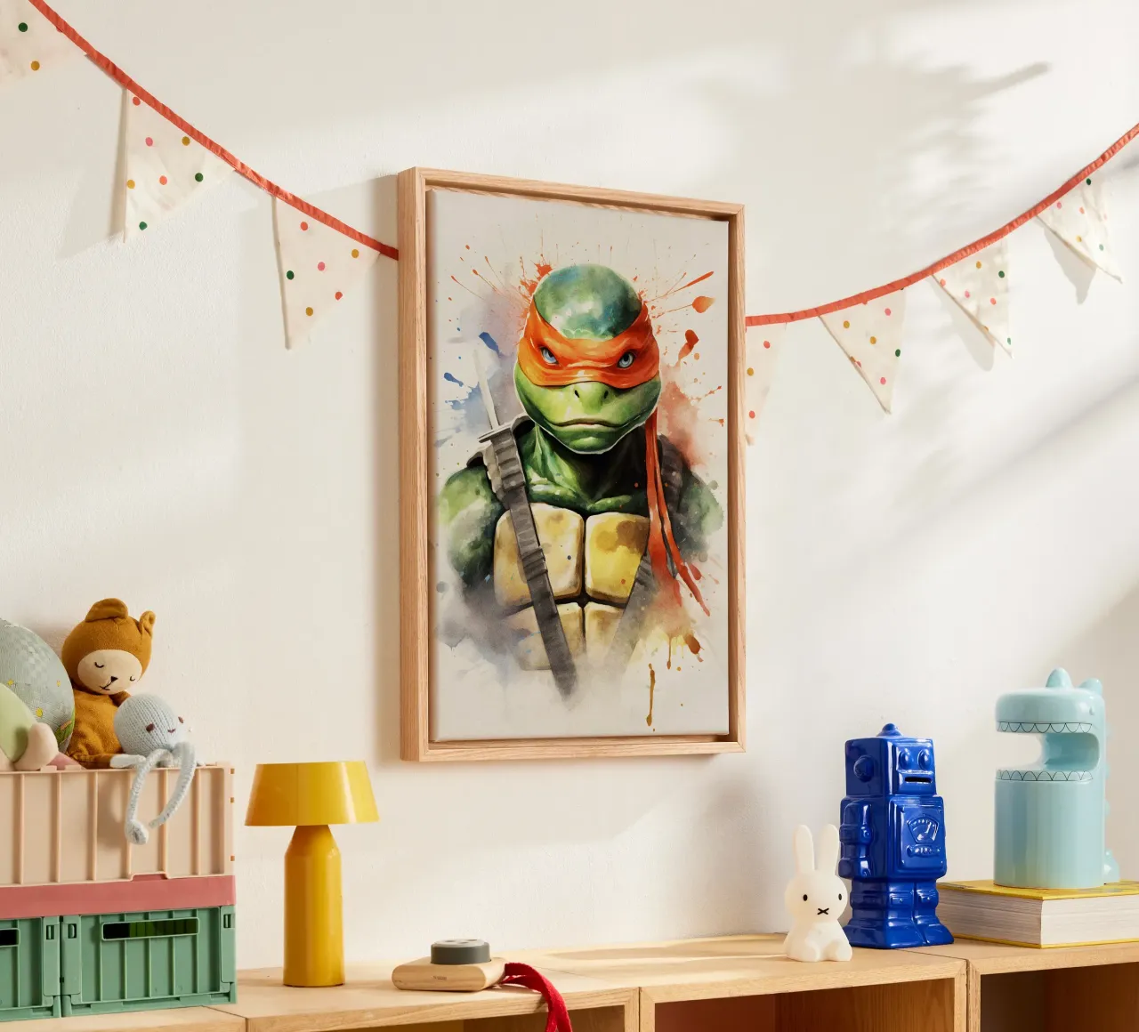 Michelangelo Teenage Mutant Ninja Turtles canvas by CreativeStudio