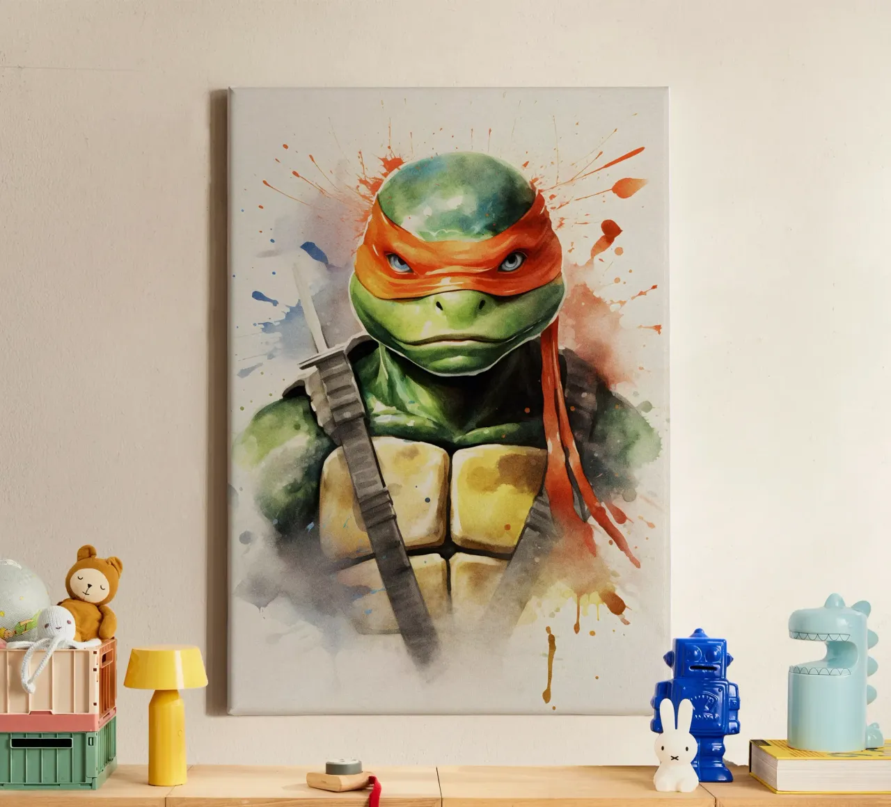 Michelangelo Teenage Mutant Ninja Turtles canvas by CreativeStudio