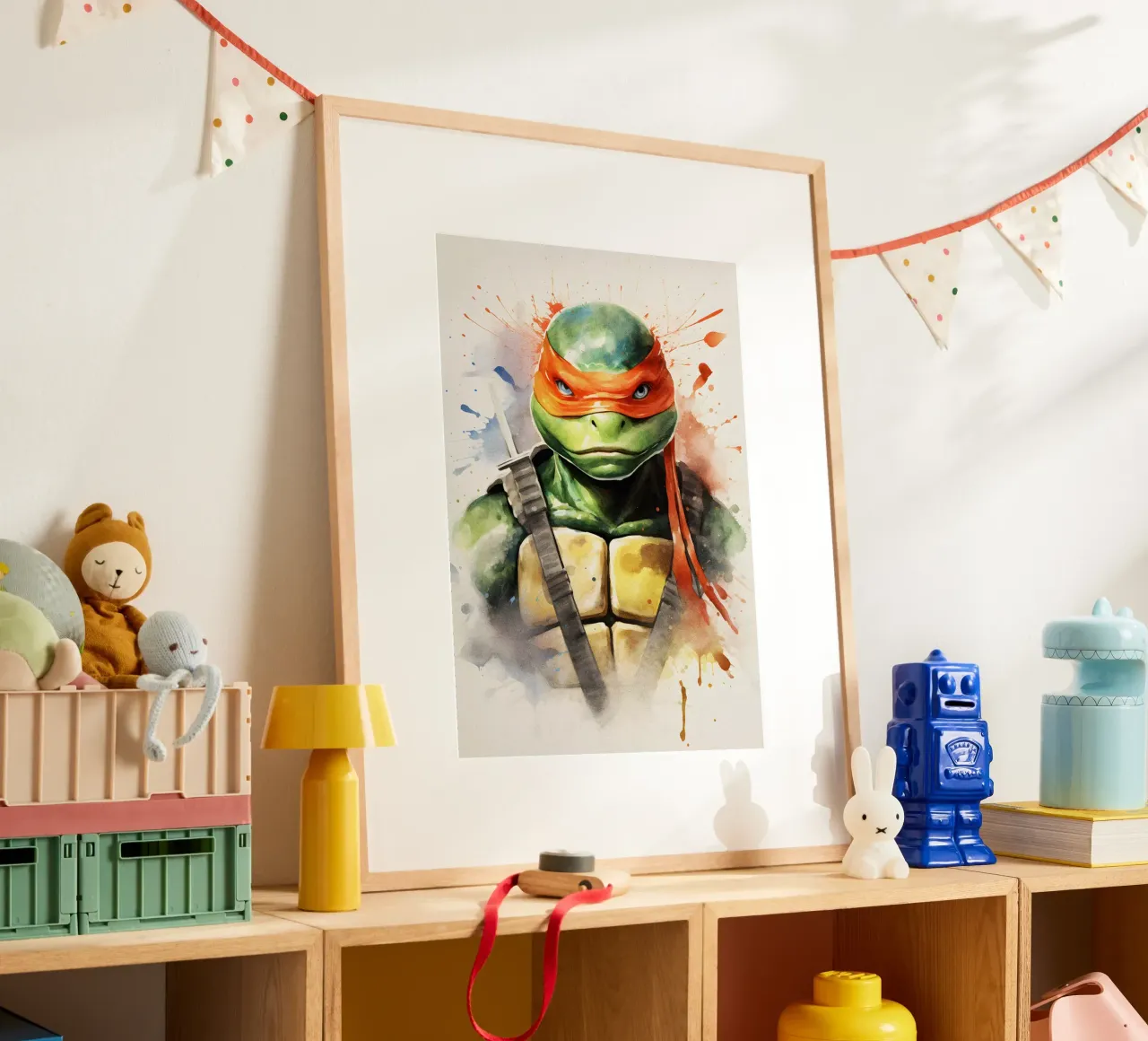 Michelangelo Teenage Mutant Ninja Turtles poster da CreativeStudio