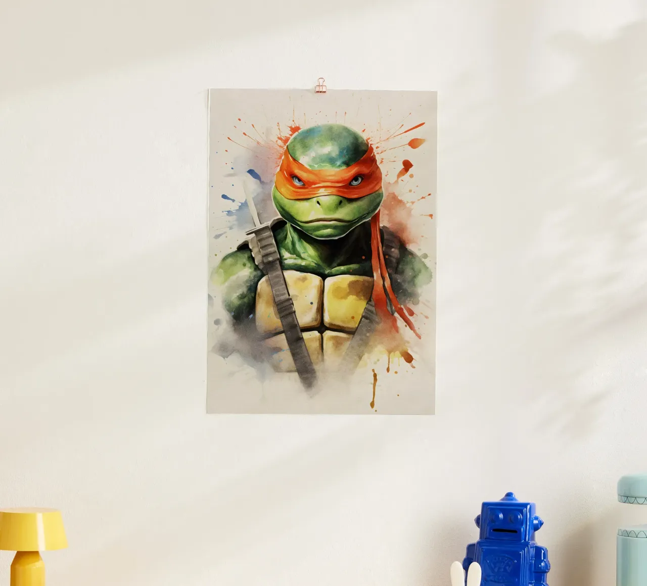 Michelangelo Teenage Mutant Ninja Turtles poster da CreativeStudio