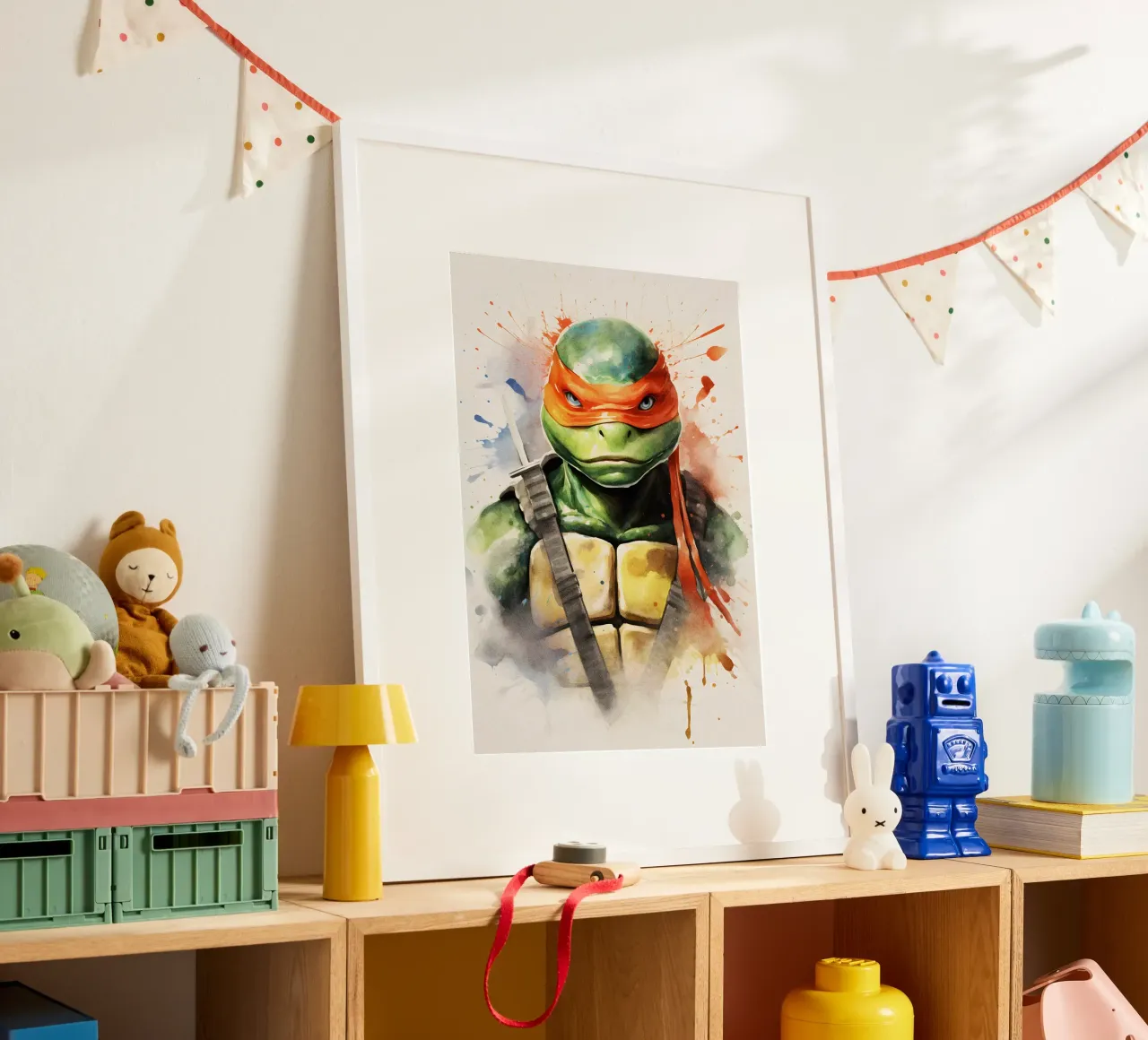Michelangelo Teenage Mutant Ninja Turtles poster da CreativeStudio