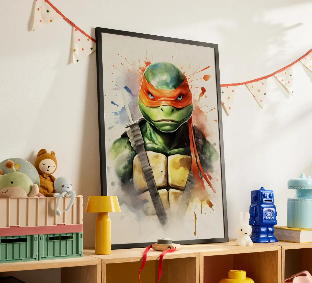 Michelangelo Teenage Mutant Ninja Turtles poster da CreativeStudio