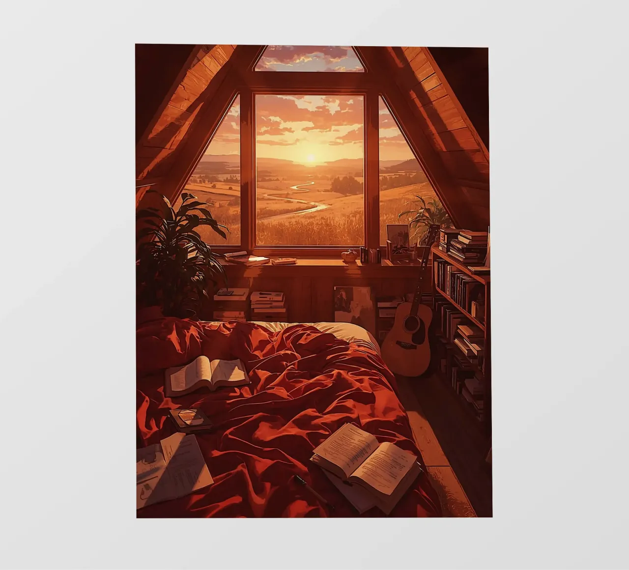 Mattina d'oro in soffitta telo in pvc da van hellen