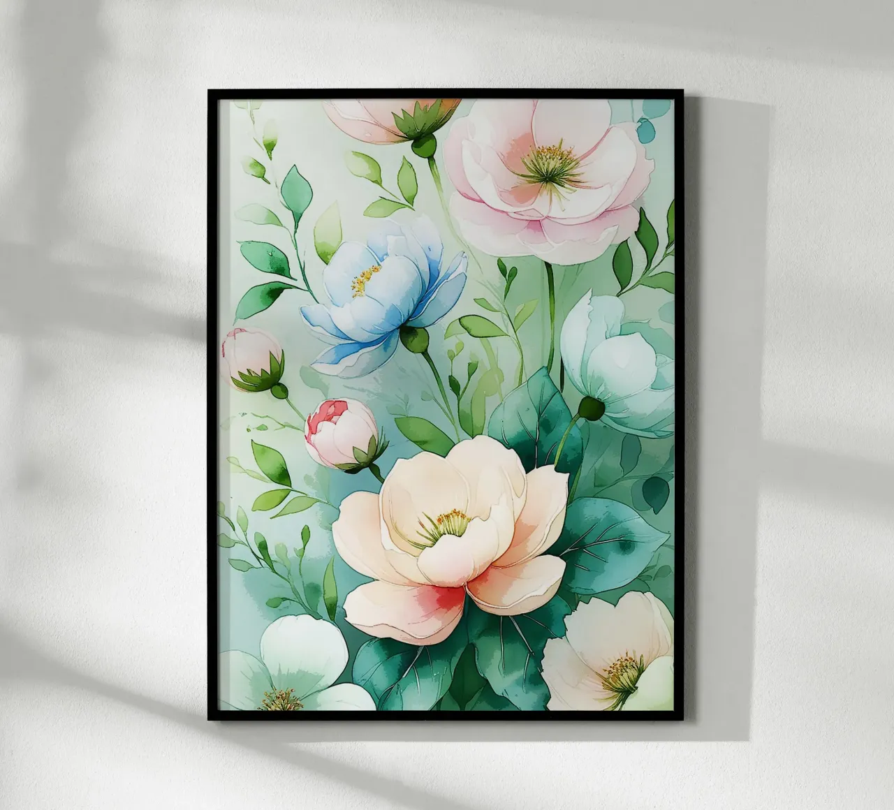 Sussurri di primavera poster con telaio in plastica da van hellen