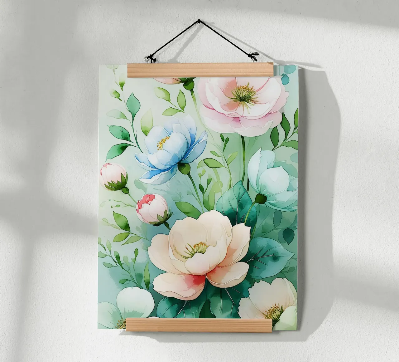Sussurri di primavera poster con telaio in plastica da van hellen