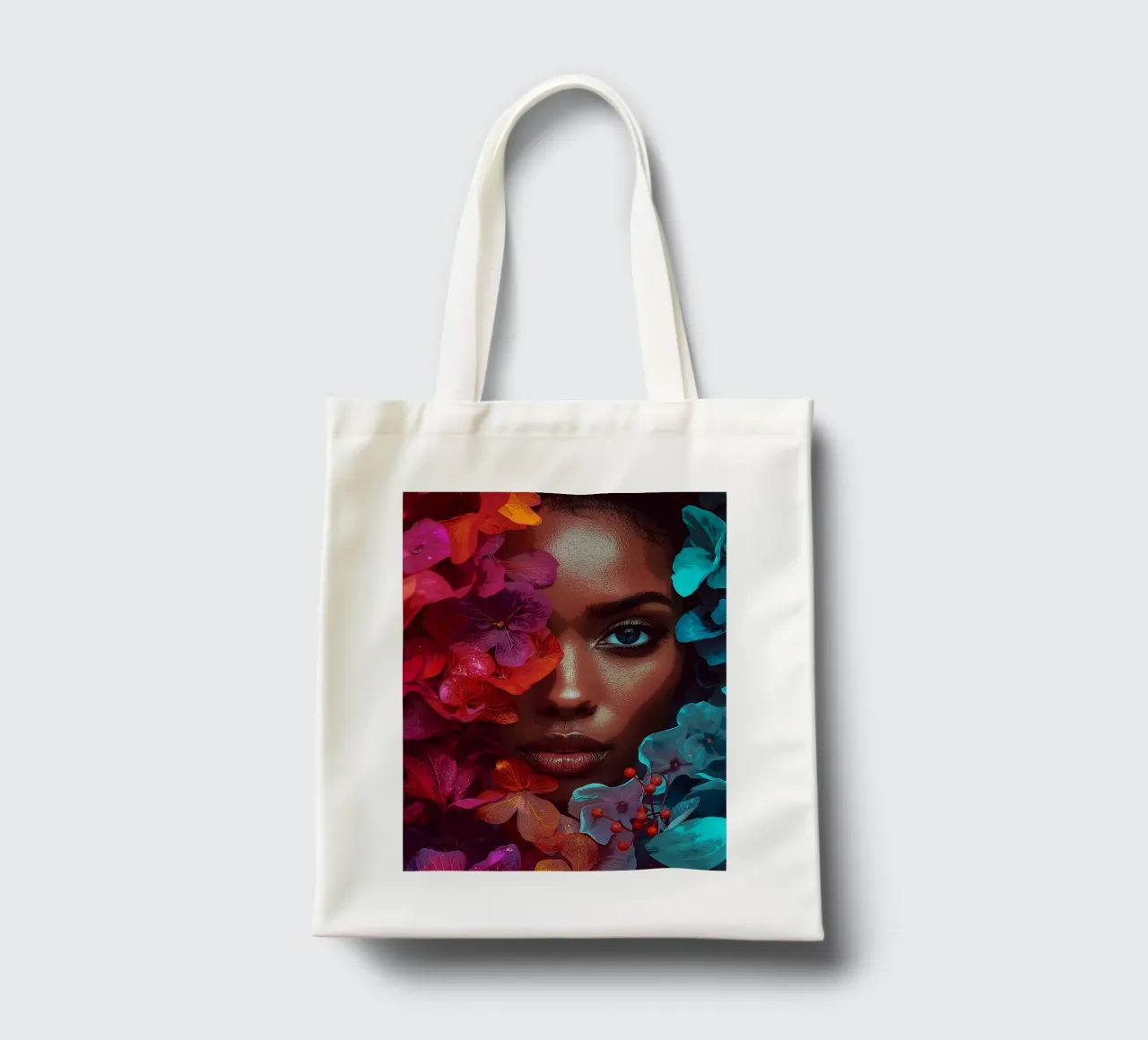Fusione floreale: Bellezza in fiore borsa in juta da van hellen