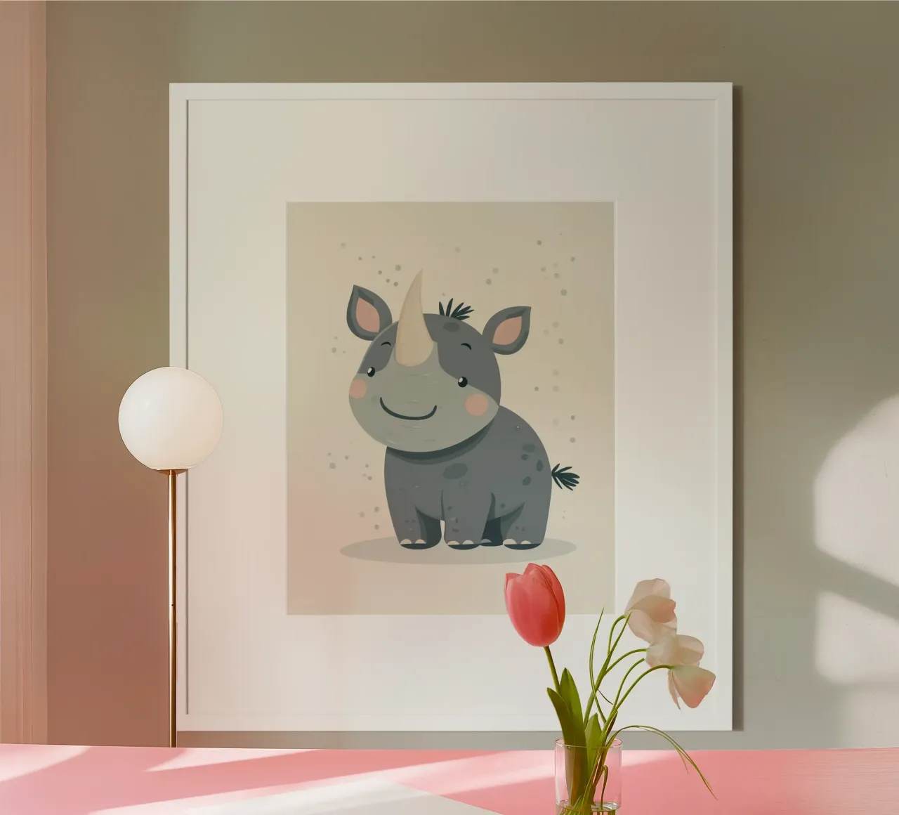 Rinoceronte stravagante poster da Happy Littles