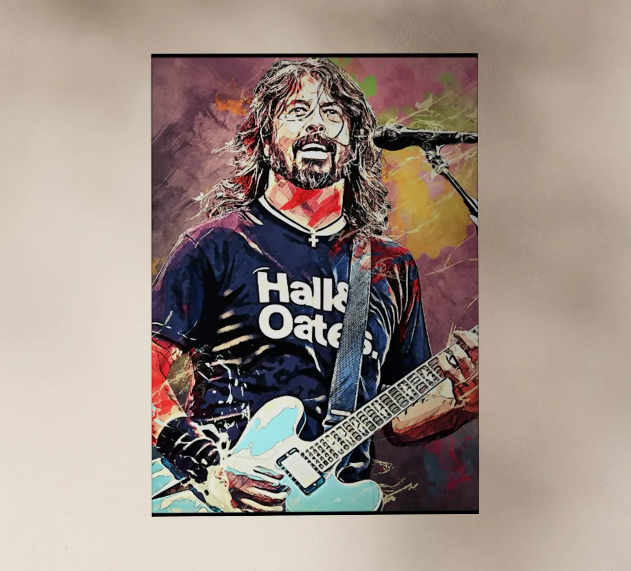 Dave Grohi Hard Rock pellicola backlit da eliouxence