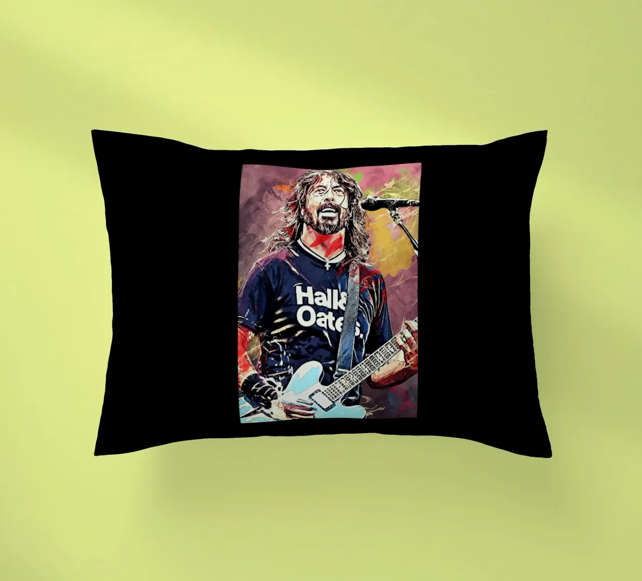 Dave Grohi Hard Rock cuscino da eliouxence
