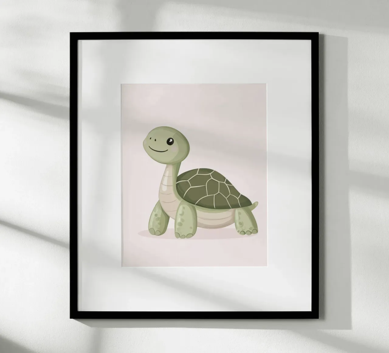 Whimsical Turtle poster by Happy Littles