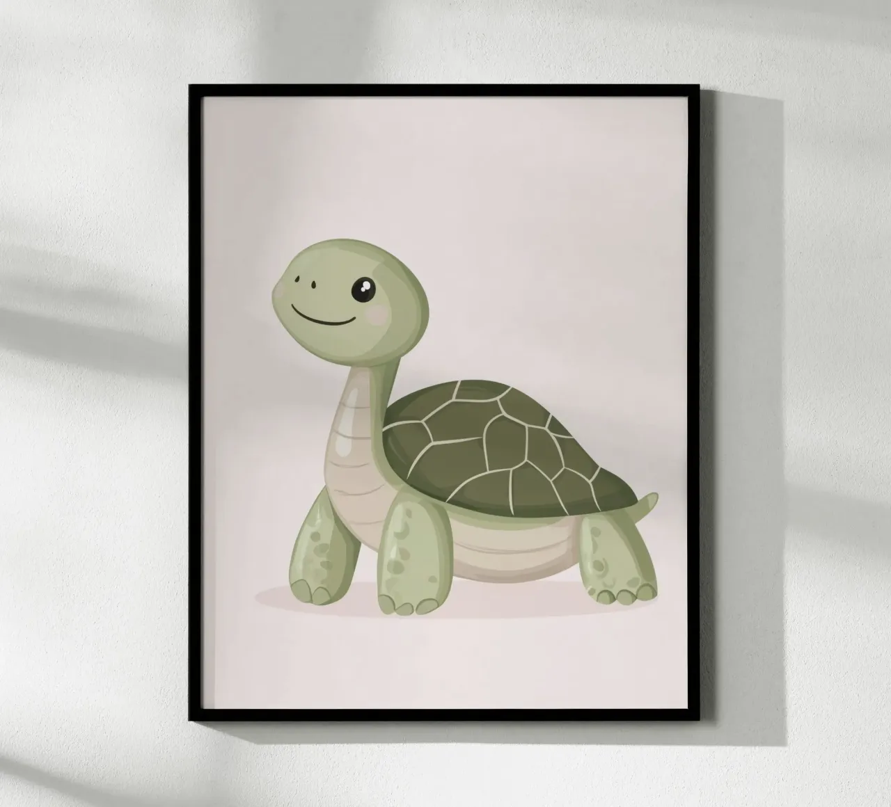 Whimsical Turtle poster by Happy Littles