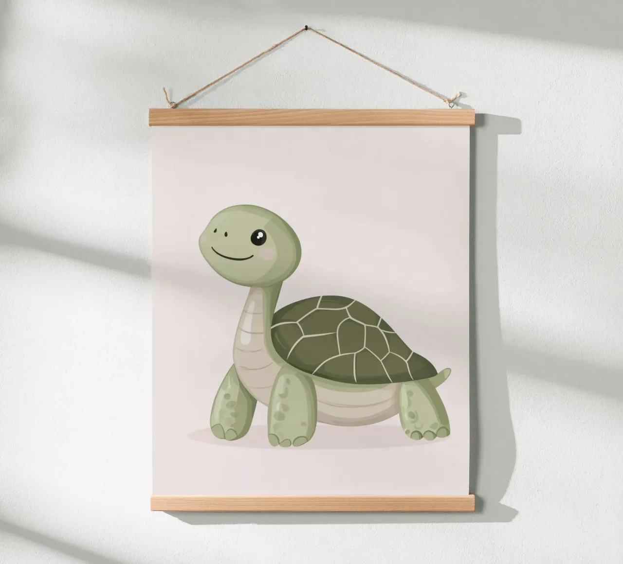 Whimsical Turtle poster by Happy Littles