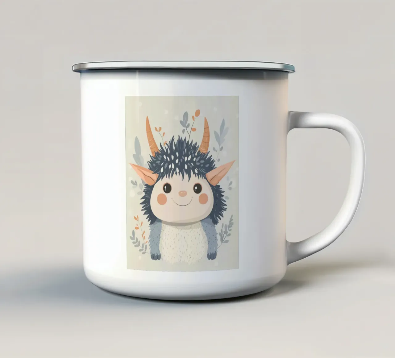 Mostro stravagante tazza in smalto da Happy Littles