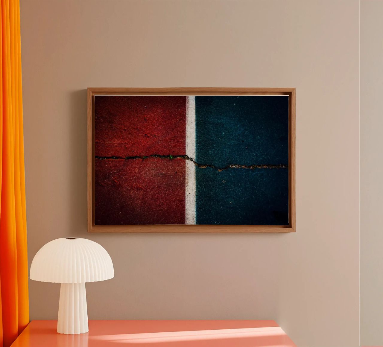 Fault Lines I canvas by Tal Paz-Fridman