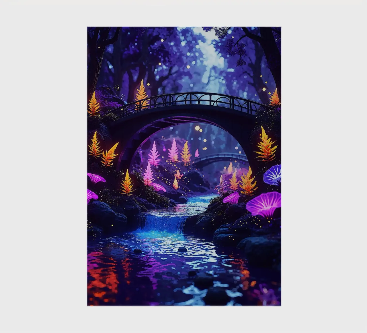Enchanted Forest Stream notebook by van hellen