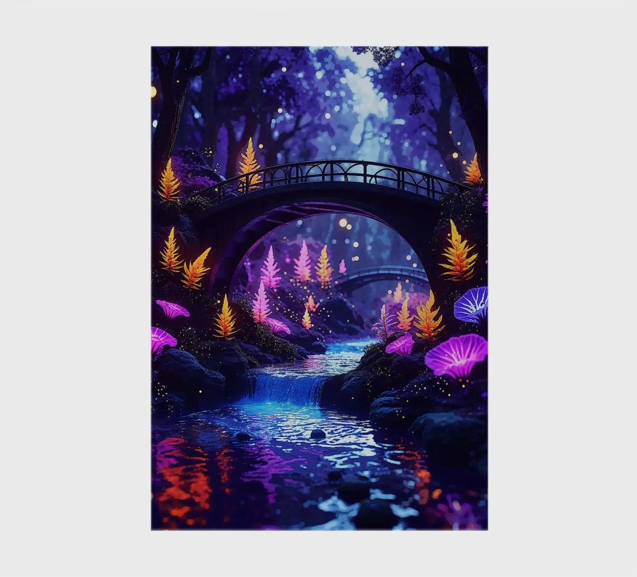 Enchanted Forest Stream notebook by van hellen