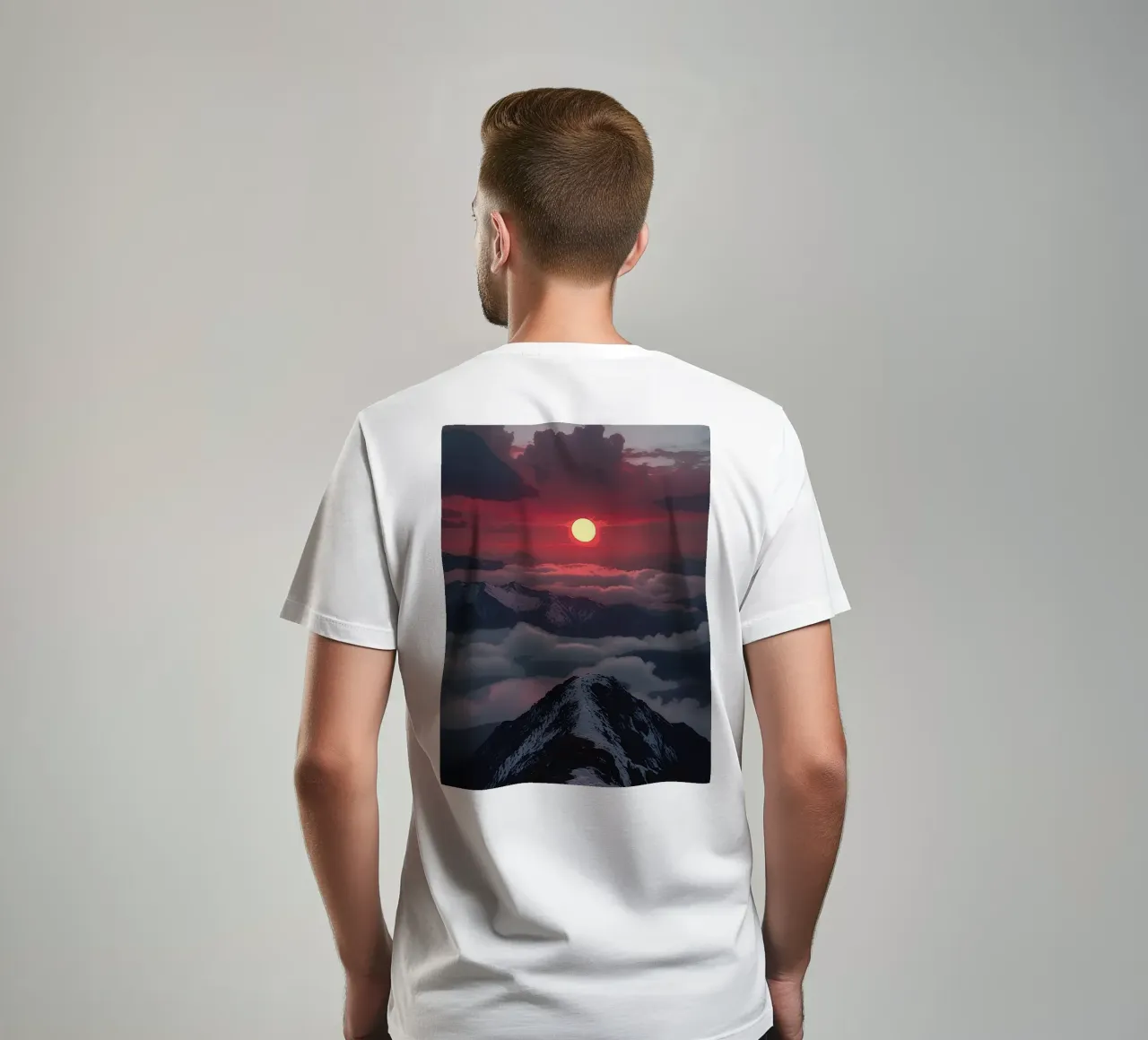 Orizzonte Cremisi t-shirt da van hellen