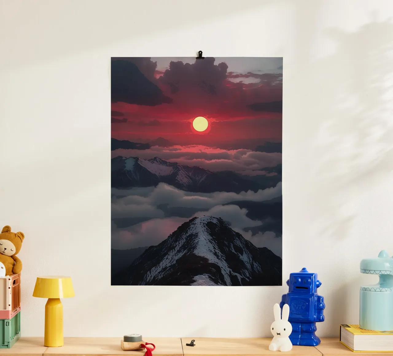 Orizzonte Cremisi poster da van hellen