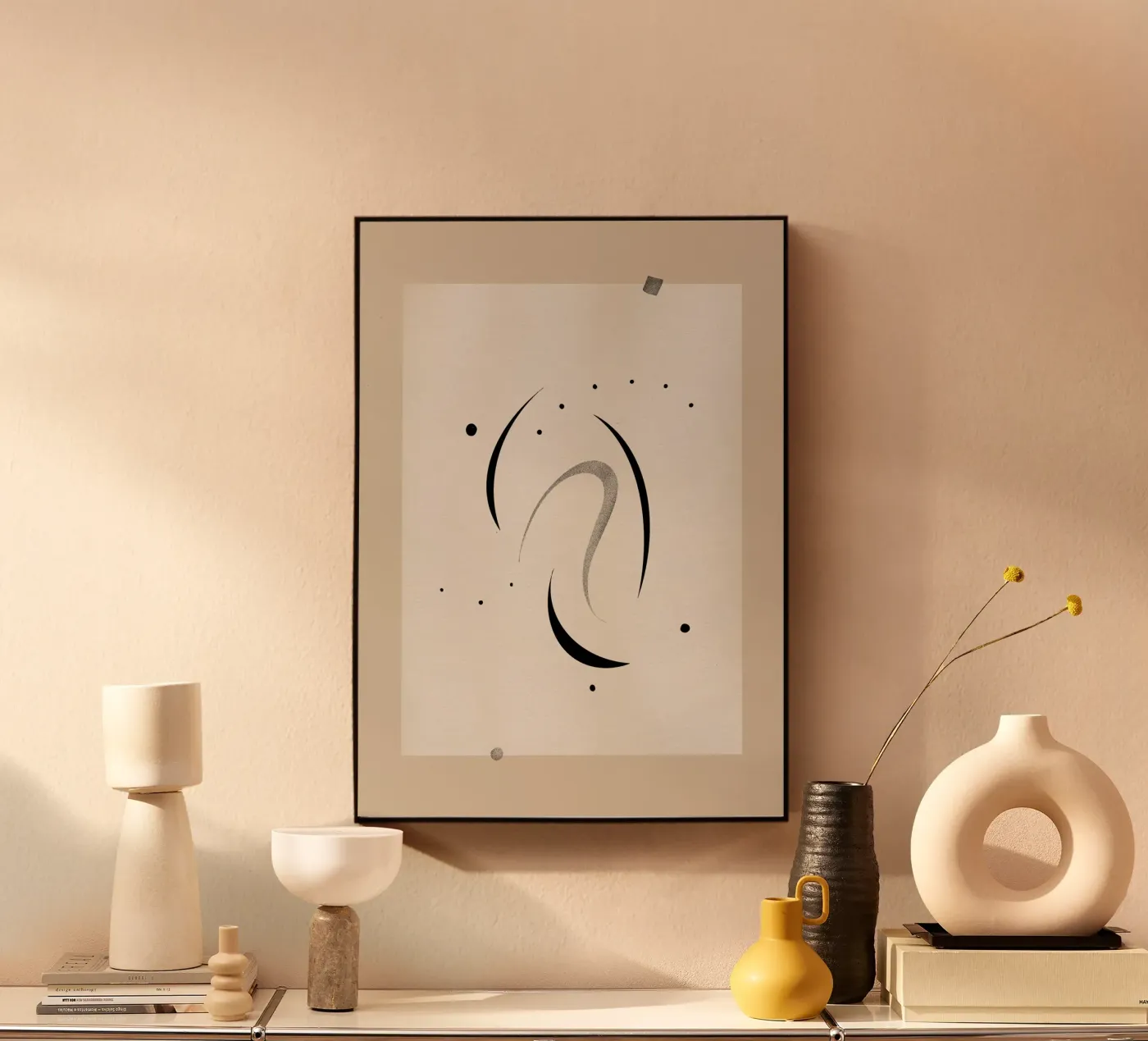 Dancing Moon Acryl-Glas von Filiz Sieben