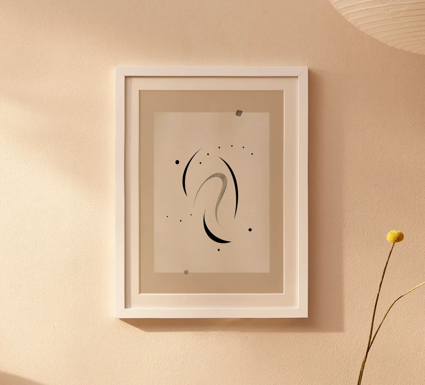 Dancing Moon Poster von Filiz Sieben