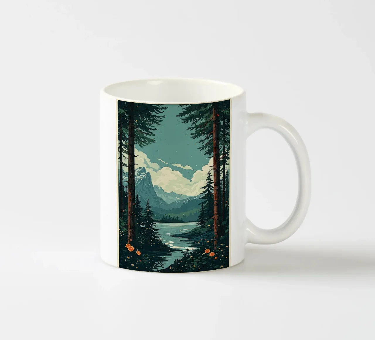 Sussurri dei pini tazza in ceramica da van hellen