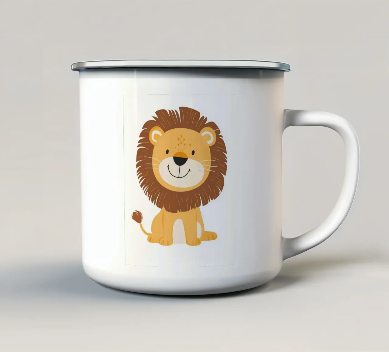 Leone stravagante tazza in smalto da Happy Littles