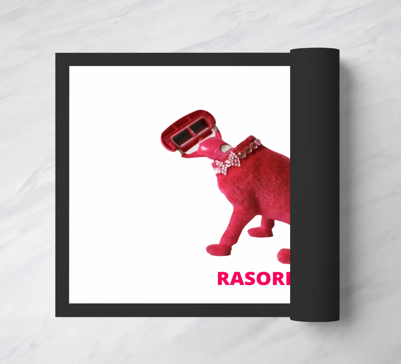 Rasorhead deurmat van Trash is dada Official