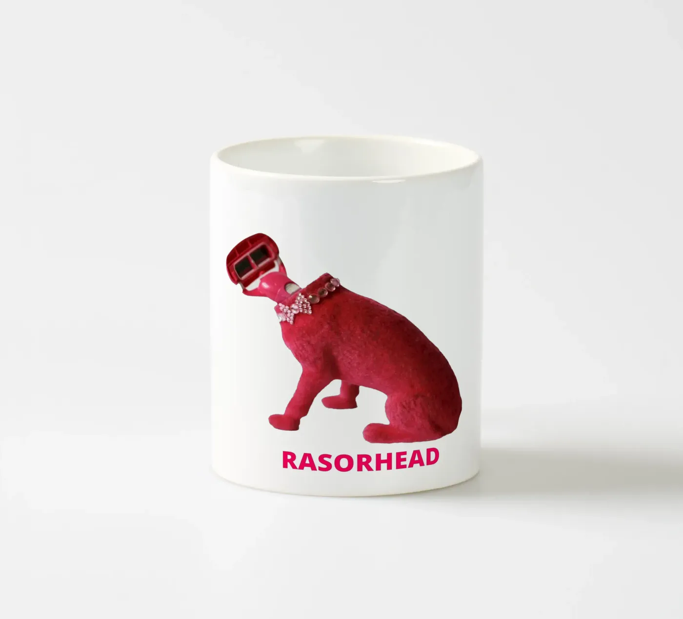Rasorhead mug en céramique de Trash is dada Official