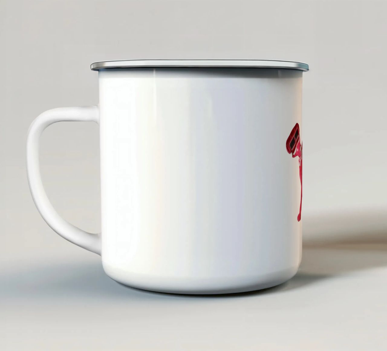Rasorhead tazza in smalto da Trash is dada Official