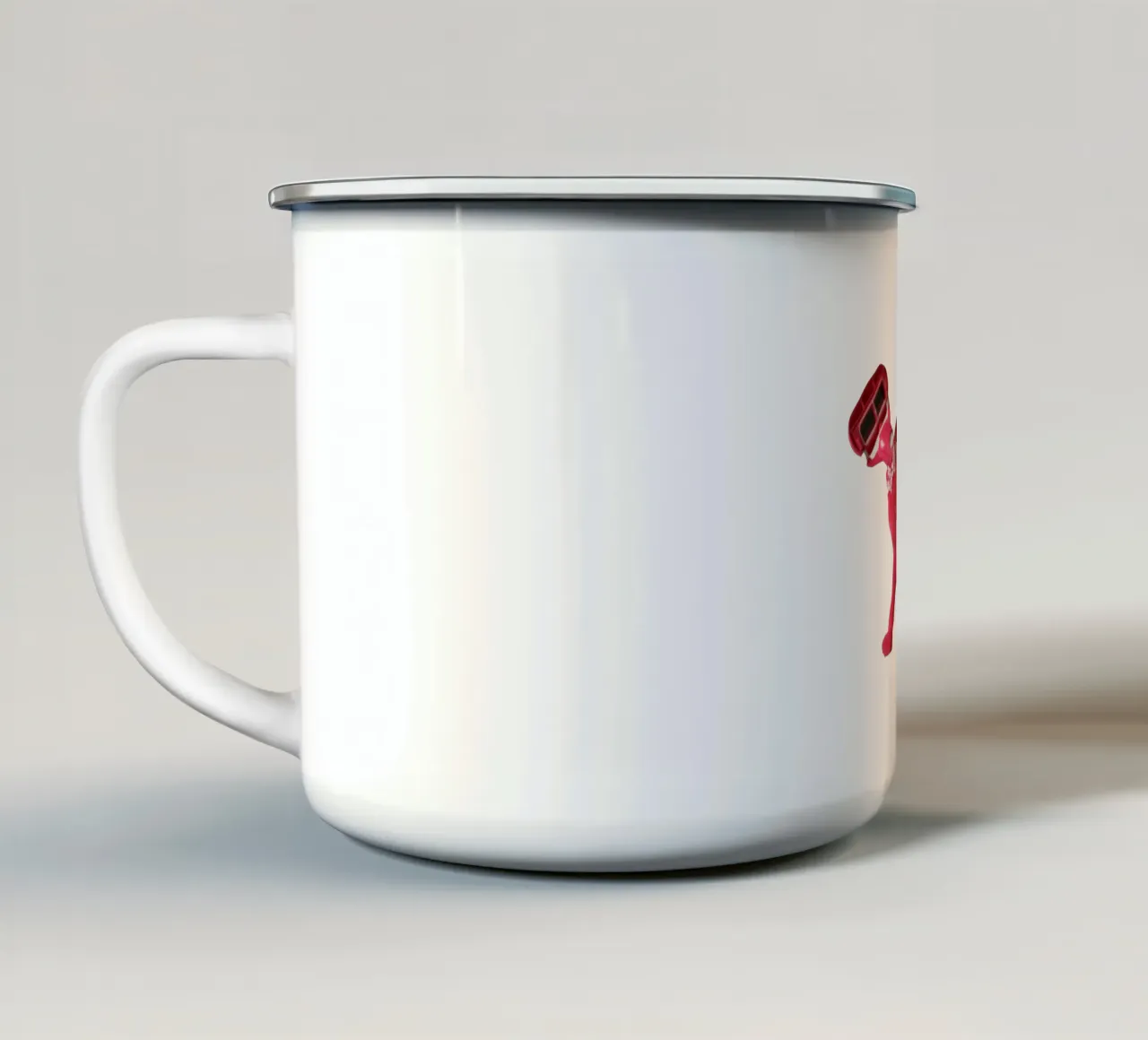 Rasorhead taza de esmalte de Trash is dada Official
