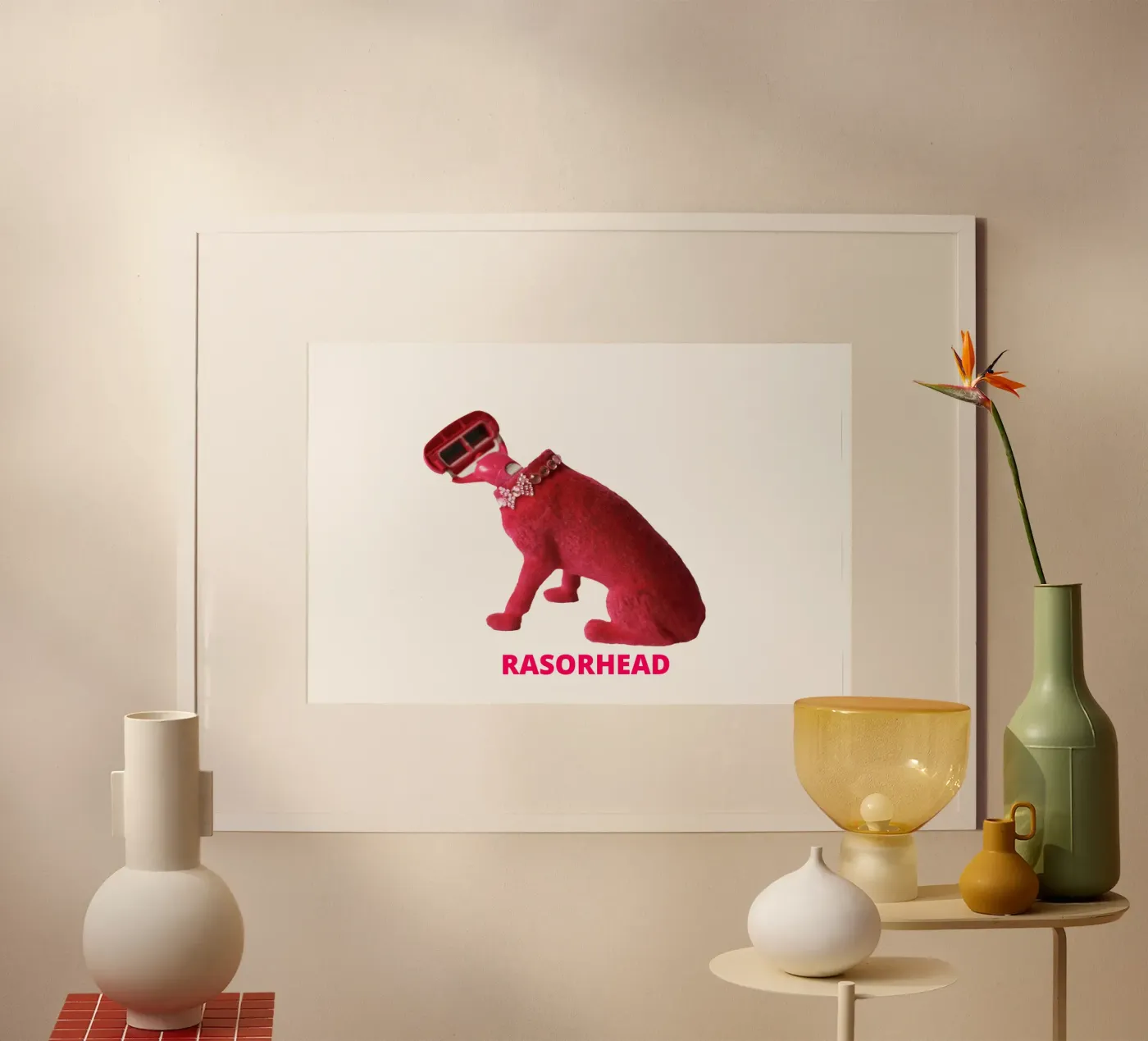 Rasorhead poster van Trash is dada Official