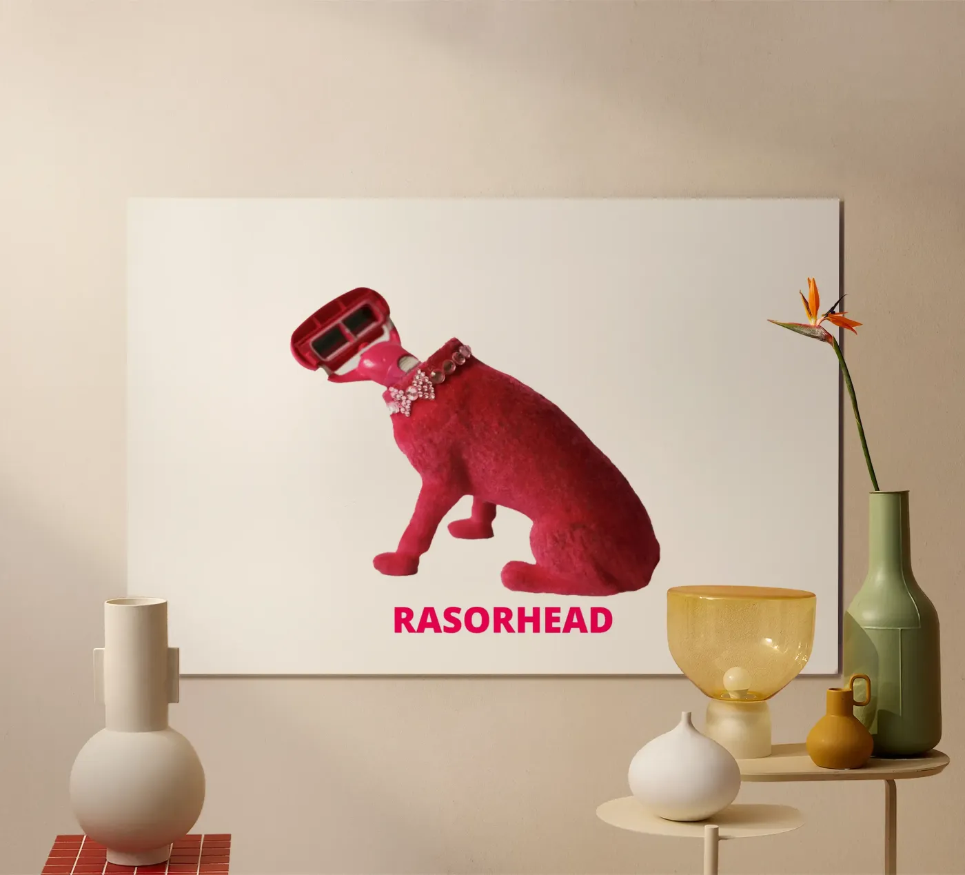 Rasorhead poster van Trash is dada Official